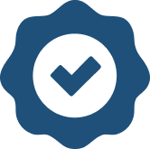 check mark seal icon